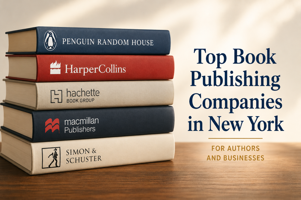 Top Book Publishing Companies in New York for Authors and Businesses