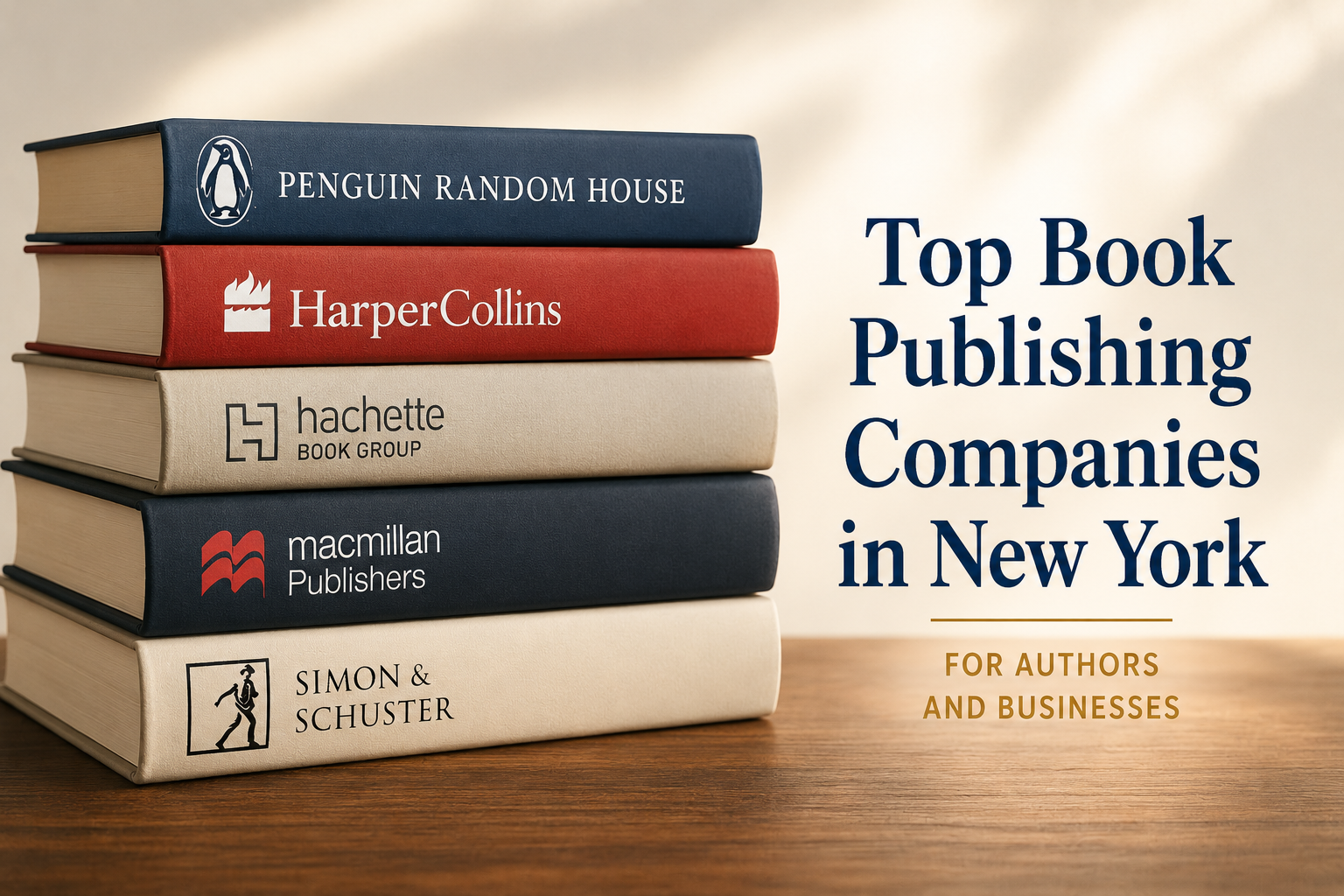 Top Book Publishing Companies in New York for Authors and Businesses