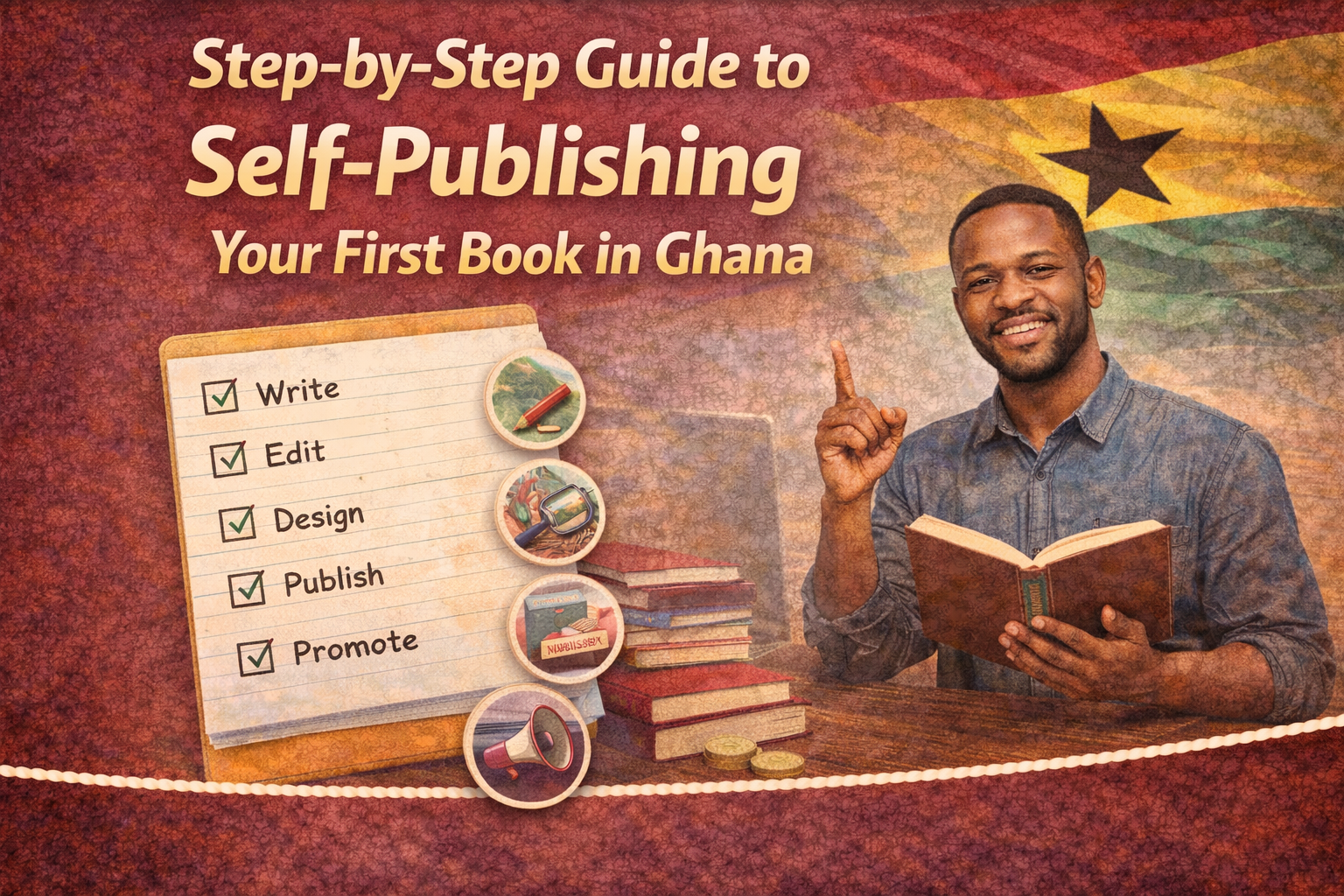 Step-by-Step Guide to Self-Publishing Your First Book in Ghana
